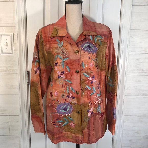 Alex Kin Jackets & Blazers - Alex Kin Button Front Blazer M